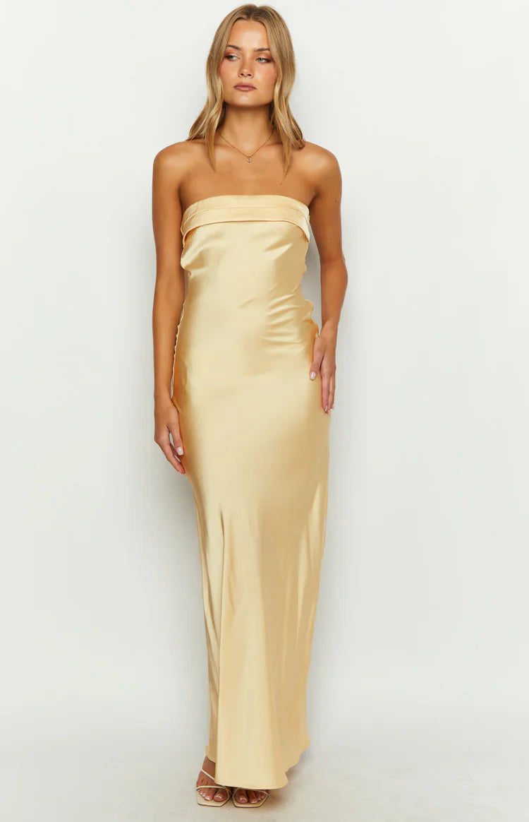 Maiah Maxi Dress | Yellow