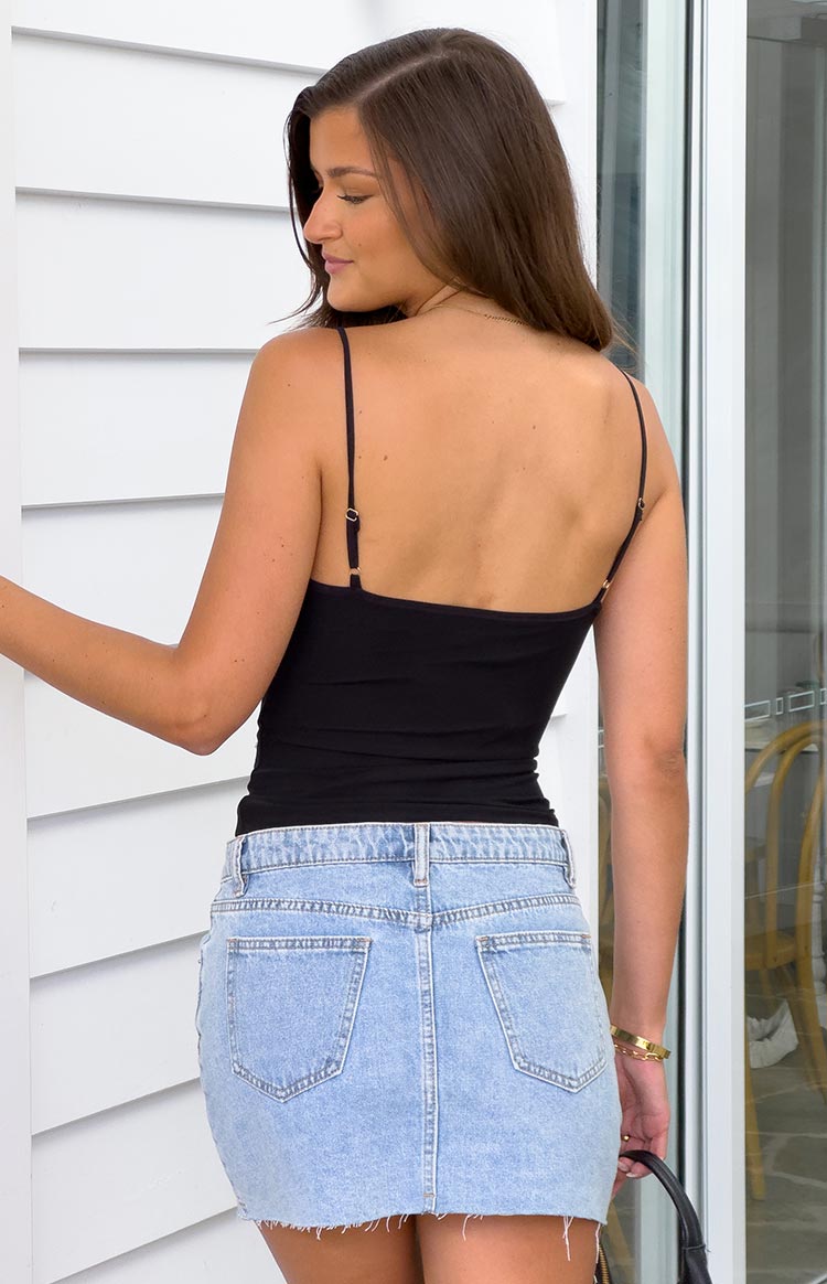 Mallorie Beaded Top | Black