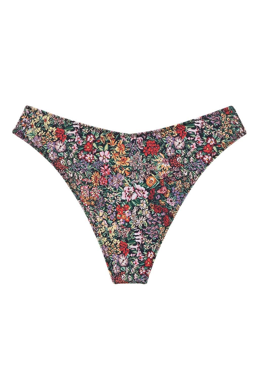 Lulu Zig Zag Stitch Bikini Bottom | Mara Floral
