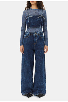 Marri Jeans in Dark Denim | Mid Blue Stone
