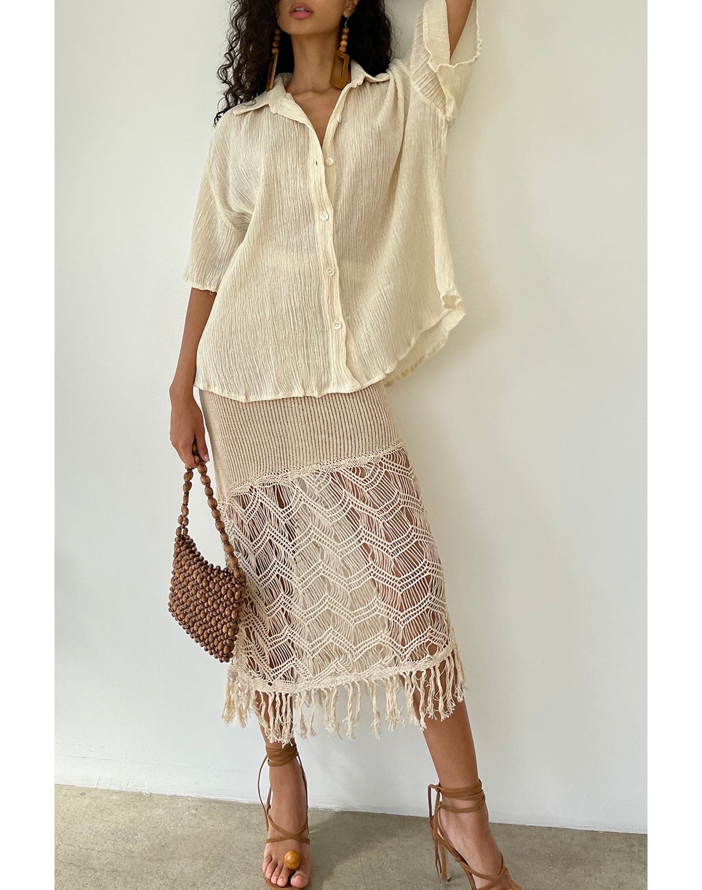 Maven Button Up | Cream