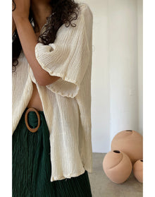 Maven Button Up | Cream