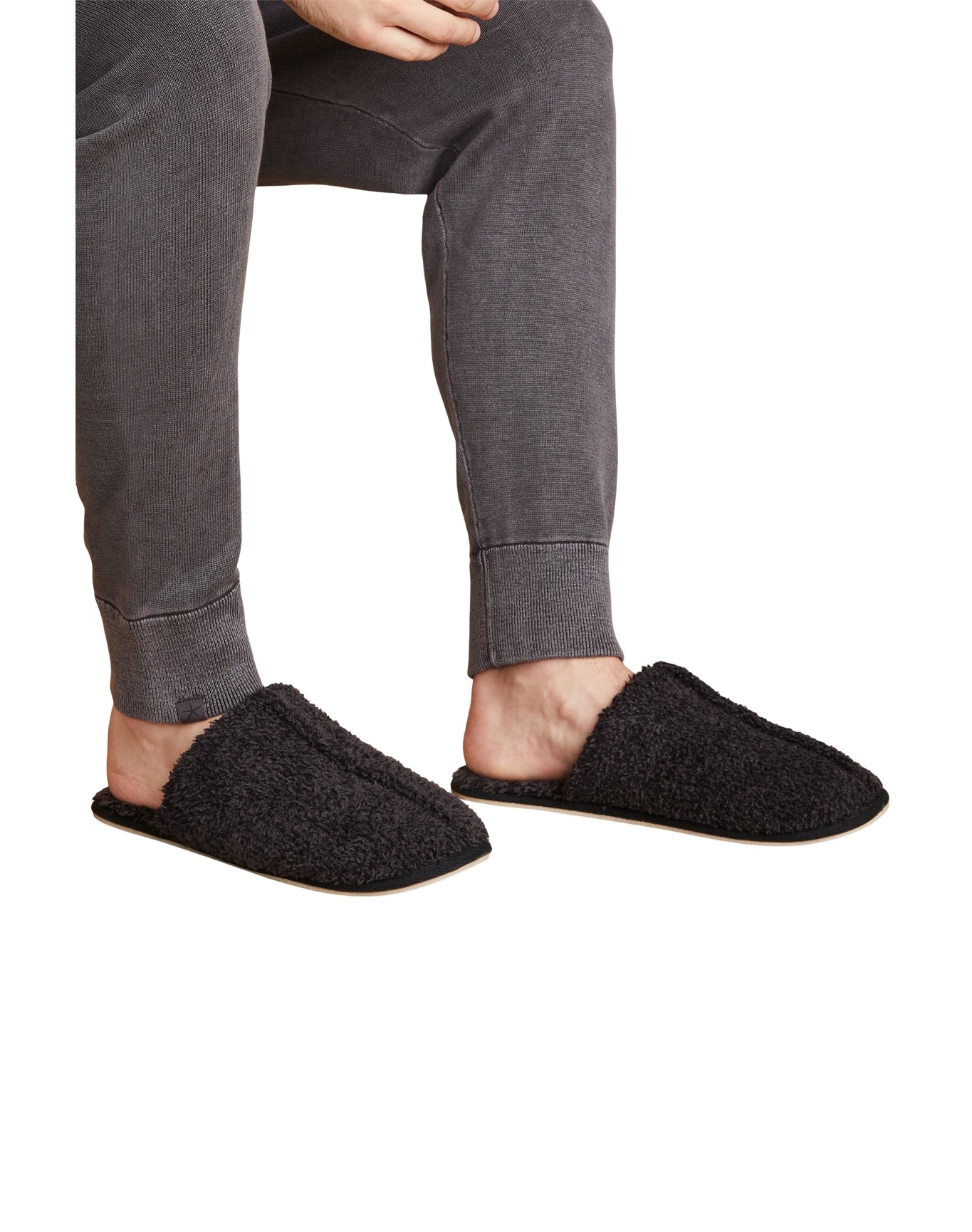 Men | Cozy Slipper | He Carbon-Black