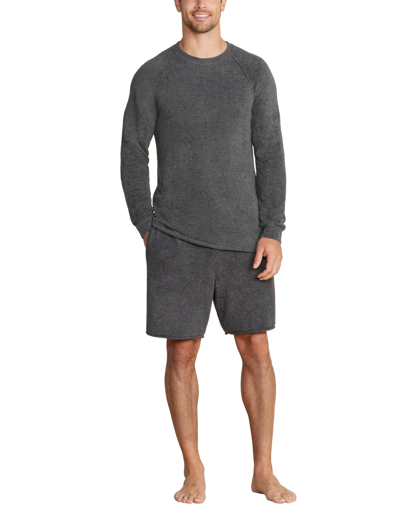 Men | Cozychic Lite Raglan Pullover | Carbon