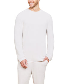 Men | Cozychic Ultra Lite Ribbed Crewneck | Silver