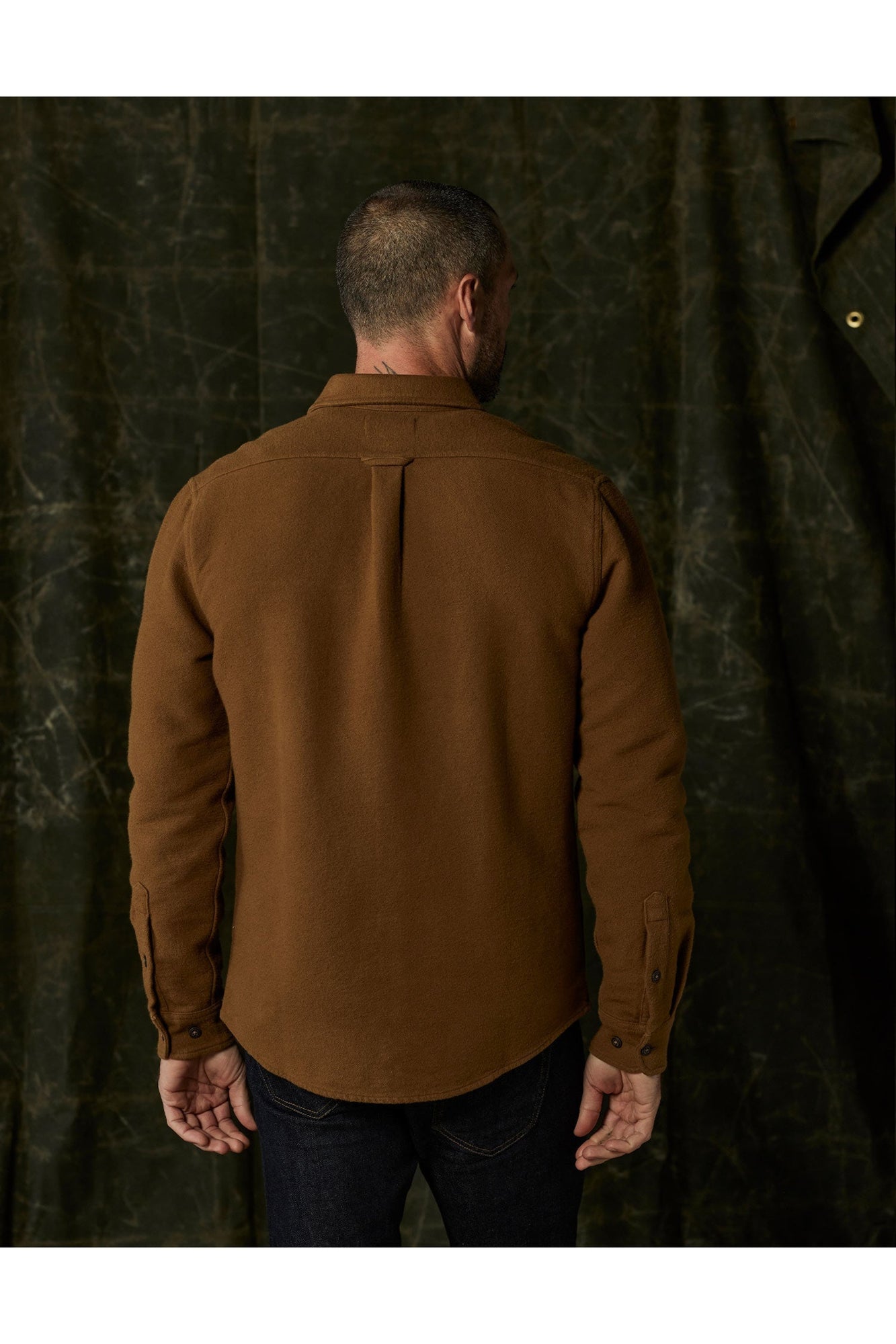 Men | Heavyweight Chamois Overshirt | Gold