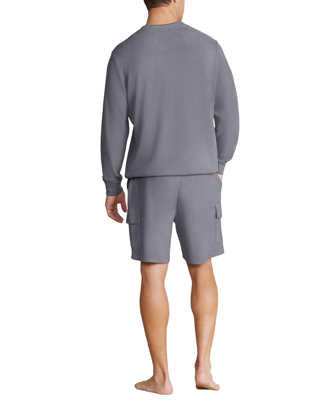 Men | MC Brushed Fleece Cargo Short | Coal