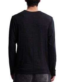 Men | MC Seamed Long Sleeve | Black