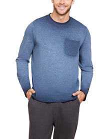 Men | MC s Triblend L/S Pocket Tee | Mineral Indigo