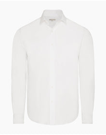 Men | Poplin Long Sleeve Button Down Shirt | White