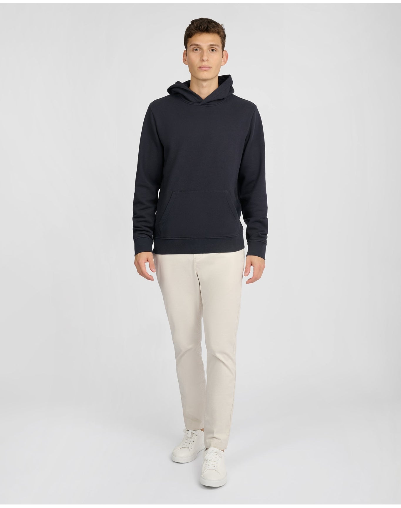 Men | Stretch Terry Pullover Hoodie | Midnight