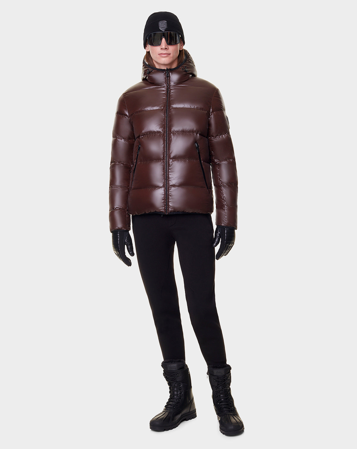 Men | CARTER Reversible Down Puffer | Chocolate