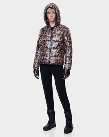 Men | CARTER Reversible Down Puffer | Rudsak Pattern