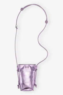 Metallic Bou Crossbody Bag | Pink Lavender