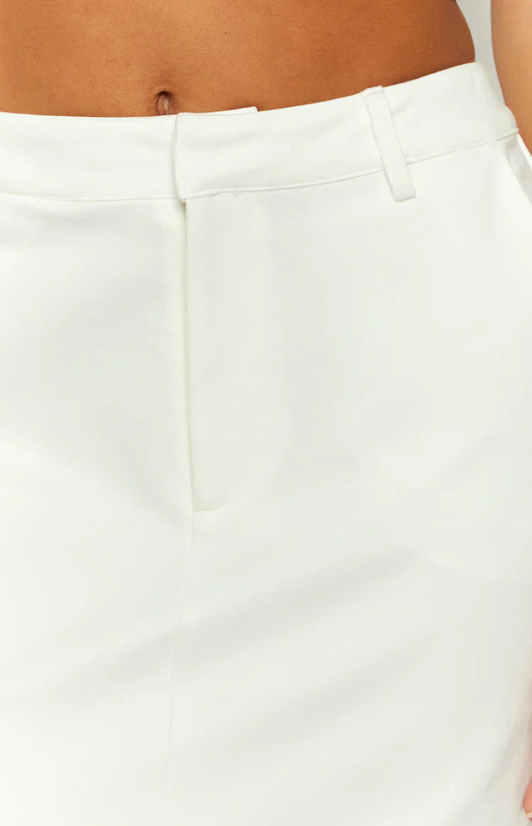 Mia Maxi Skirt | White