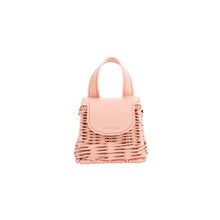 Micro Bag-Peach-Front-WickerWings-WickerHandbag-RattanBag-Handbag-Bag-BlackBag-ShoulderBagForWomen-BlackShoulder-Bag-StrawBag-EcoFriendlyPurses-BeachBag-HolidayBag-Purse-Tote-Satchel