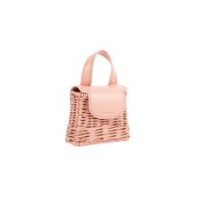 Micro Bag-Peach-Front-WickerWings-WickerHandbag-RattanBag-Handbag-Bag-BlackBag-ShoulderBagForWomen-BlackShoulder-Bag-StrawBag-EcoFriendlyPurses-BeachBag-HolidayBag-Purse-Tote-Satchel