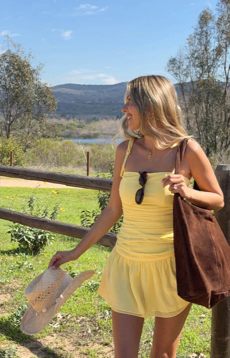 Milly Mini Dress | Yellow