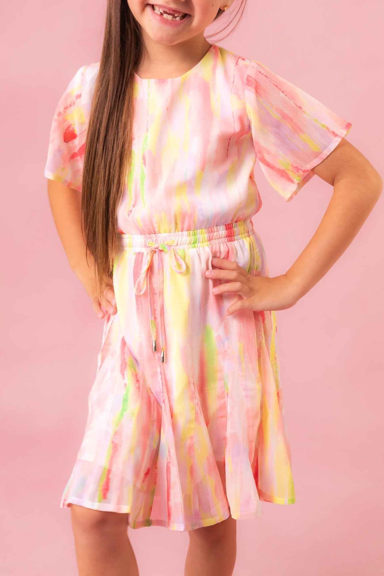 Girls | Mini Clouds Dress | Multi