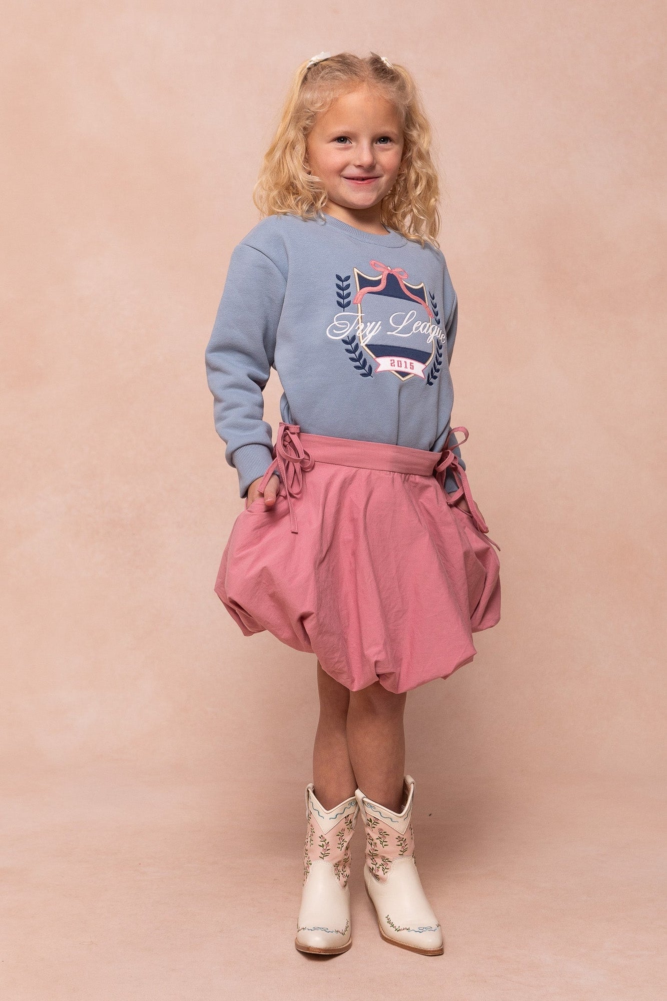 Girls | Mini Clo Bubble Skirt | Mauve