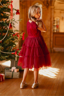 Girls | Mini Eclair Dress | Red