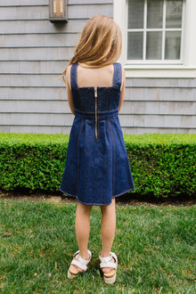 Girls | Mini Ember Dress | Blue