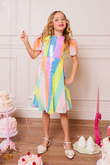 Girls | Mini Jagger Dress | Multi