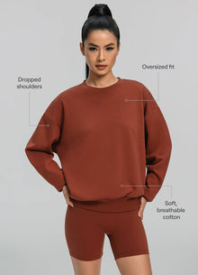 Everyday Active Sweatshirt | Rust Brown