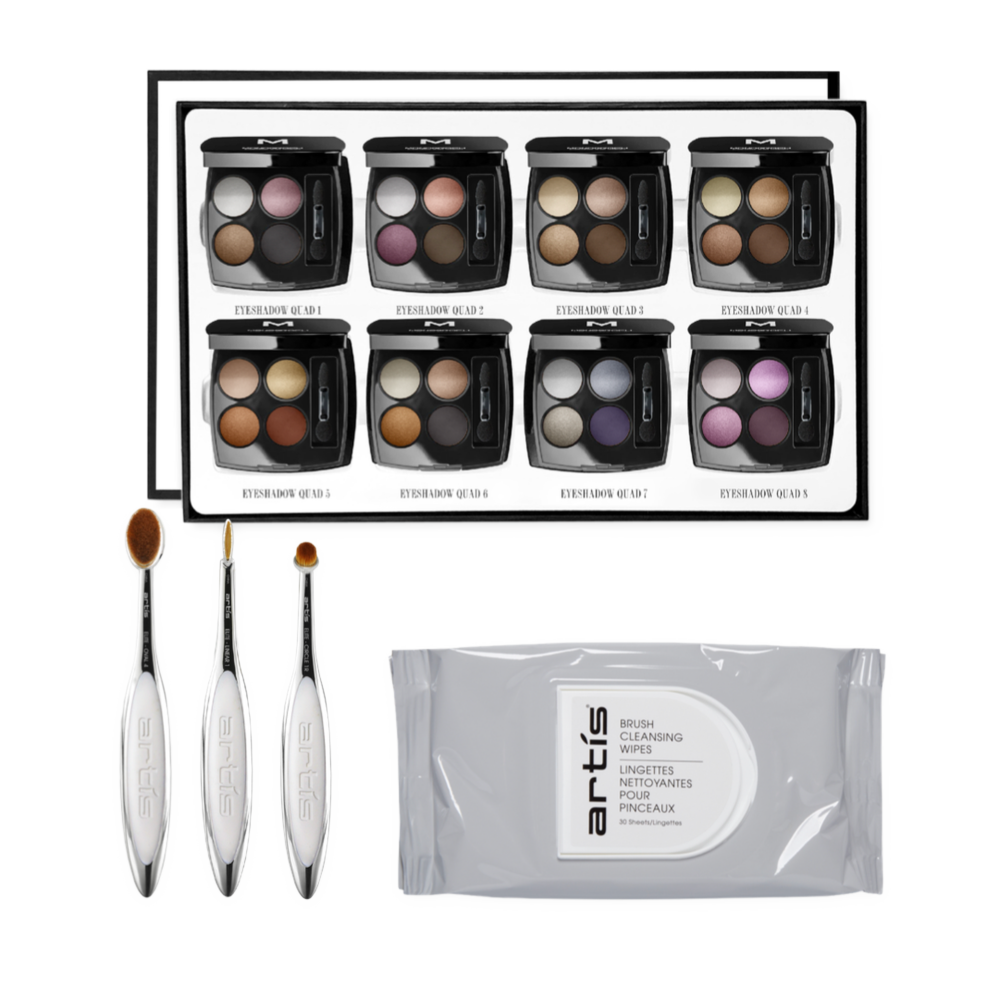 Monograph Powder Eyeshadow Quads Portfolio Kit