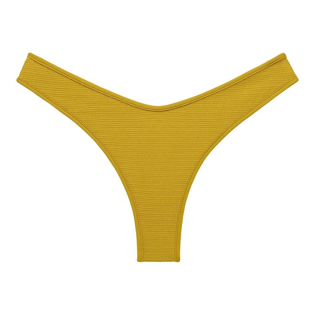 Lulu Bikini Bottom | Key Lime Micro Scrunch