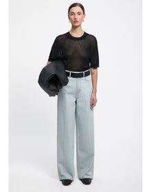 Montgomery | Relaxed Denim Pants | Light Blue