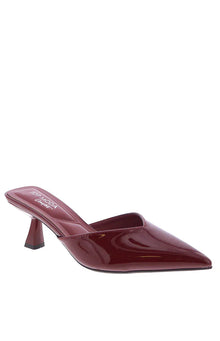 Morley Patent Mule Heels | Cherry Red