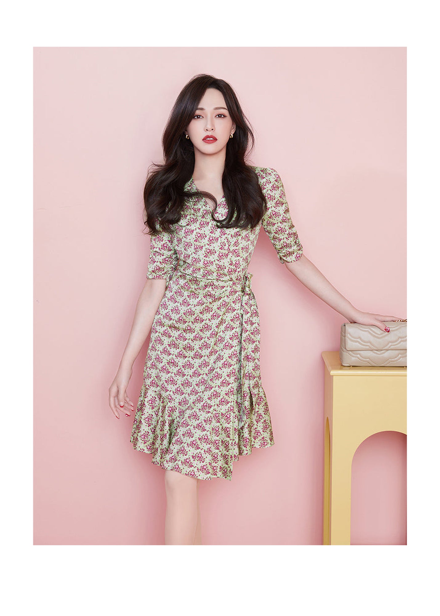Mulberry Silk Dress | Green