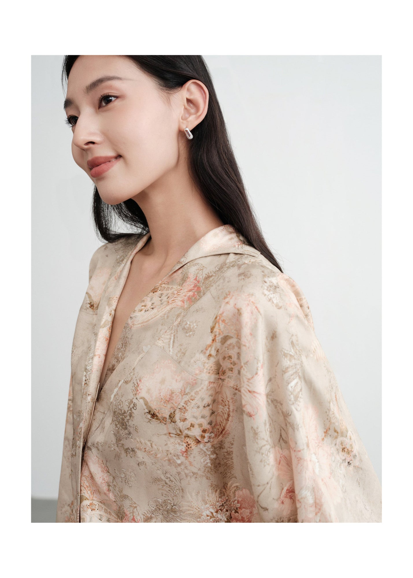 Mulberry Silk Jacket | Pink
