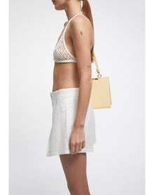 Muriel | High Waisted Shorts | White