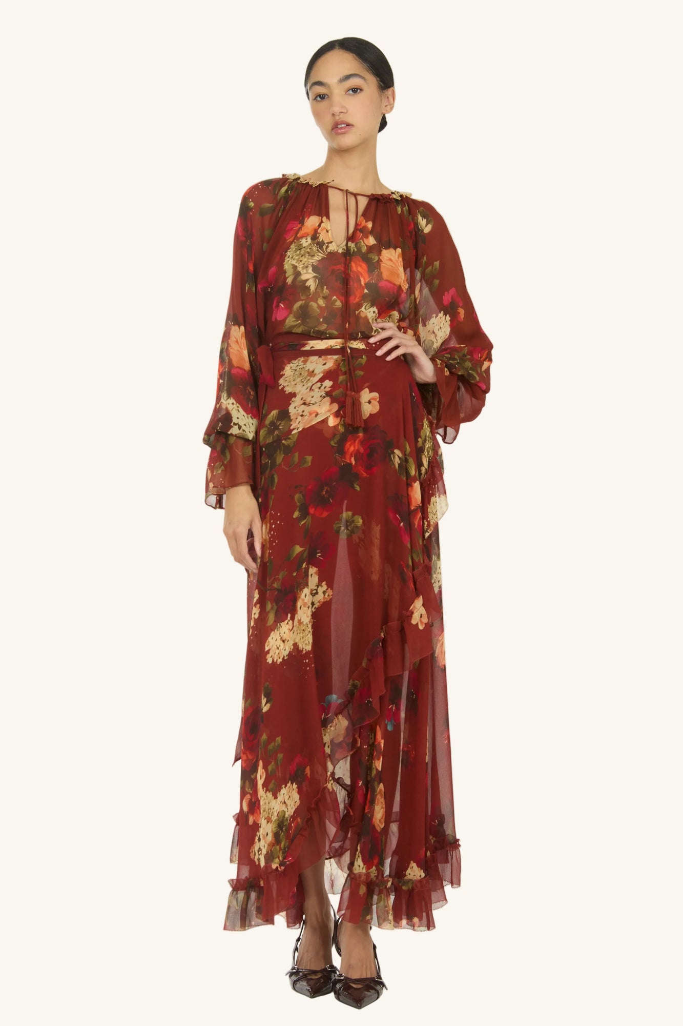 Murray Blouse | Rose Floral