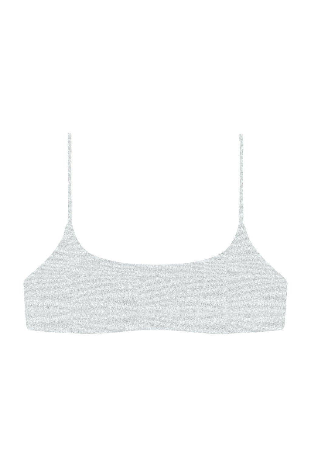 Muse Scoop Top | White Terry Sheen