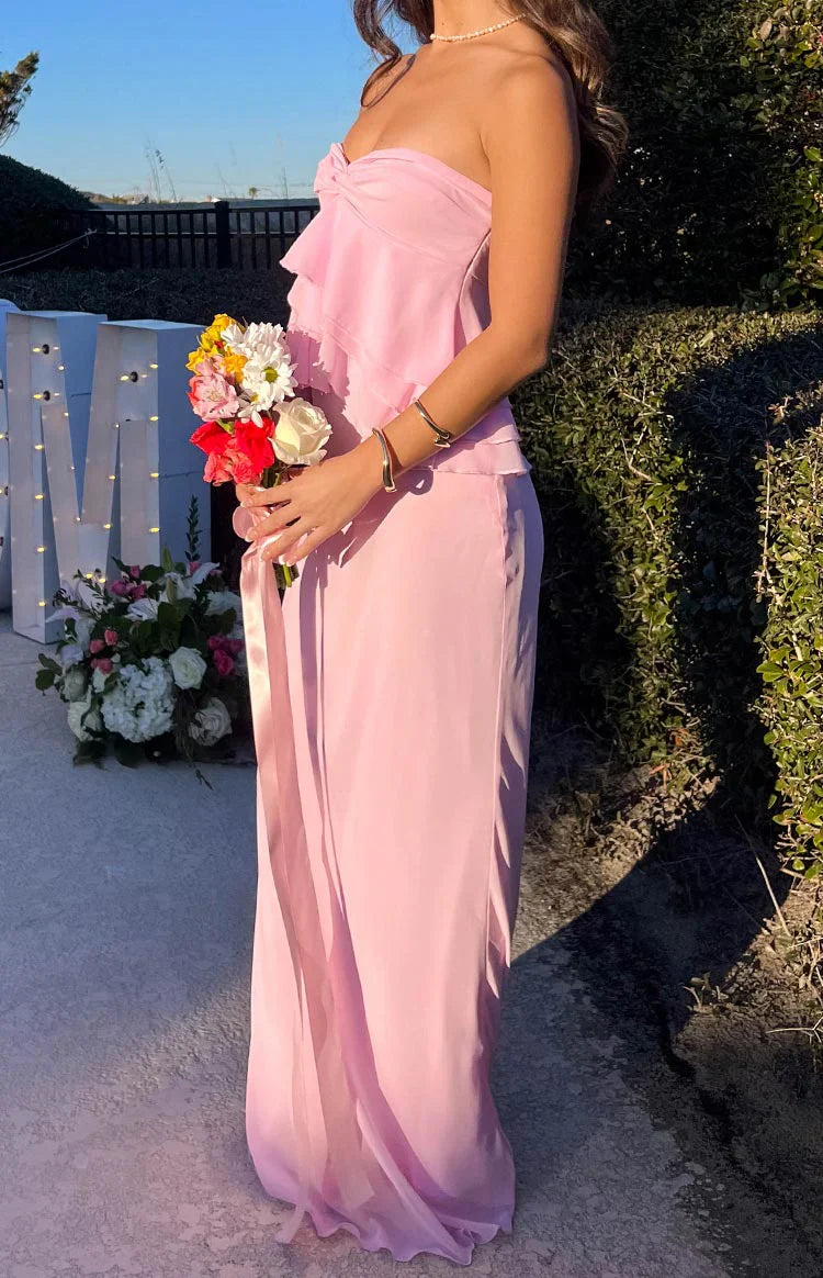 Myrna Maxi Skirt | Pink