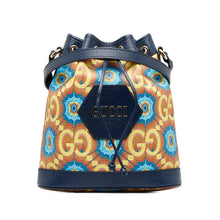 Gucci Pre-Owned GG Supreme Kaleidoscope 100 Bucket Bag | Women | Blue