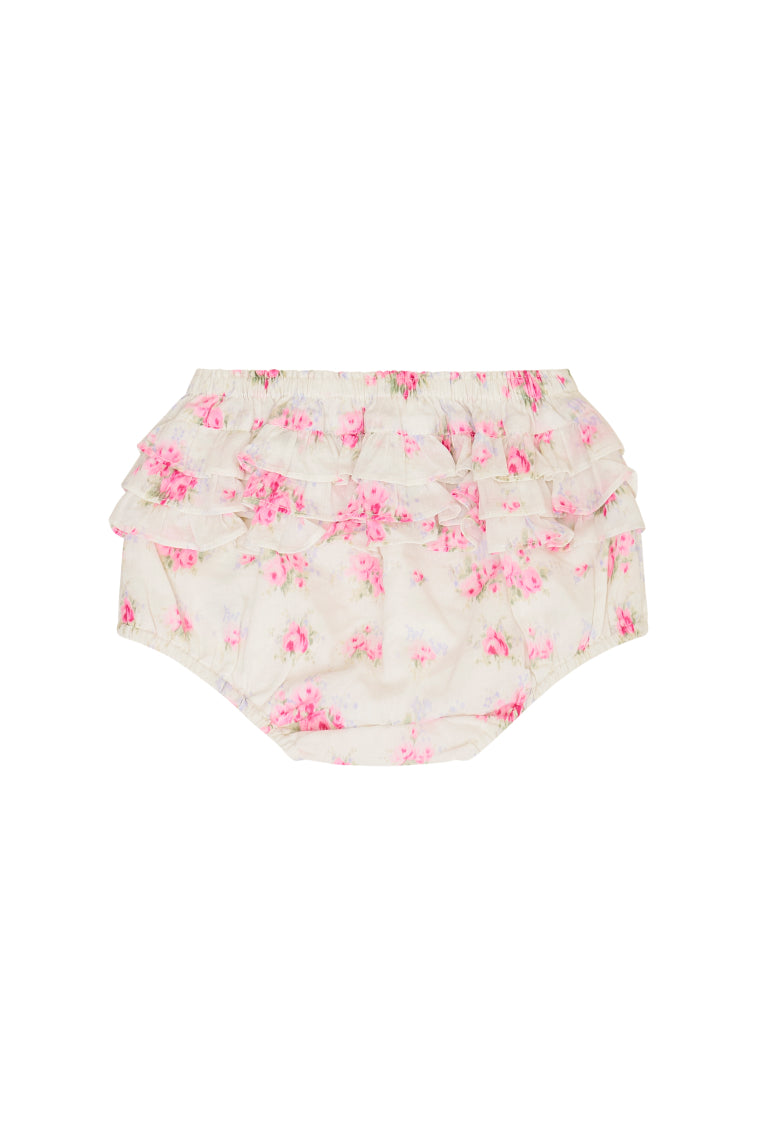 Baby Nalina Cotton Floral Bloomer | Thulian Pink
