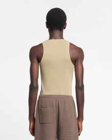 Levon Mesh-Jersey Tank Top | Pale Olive