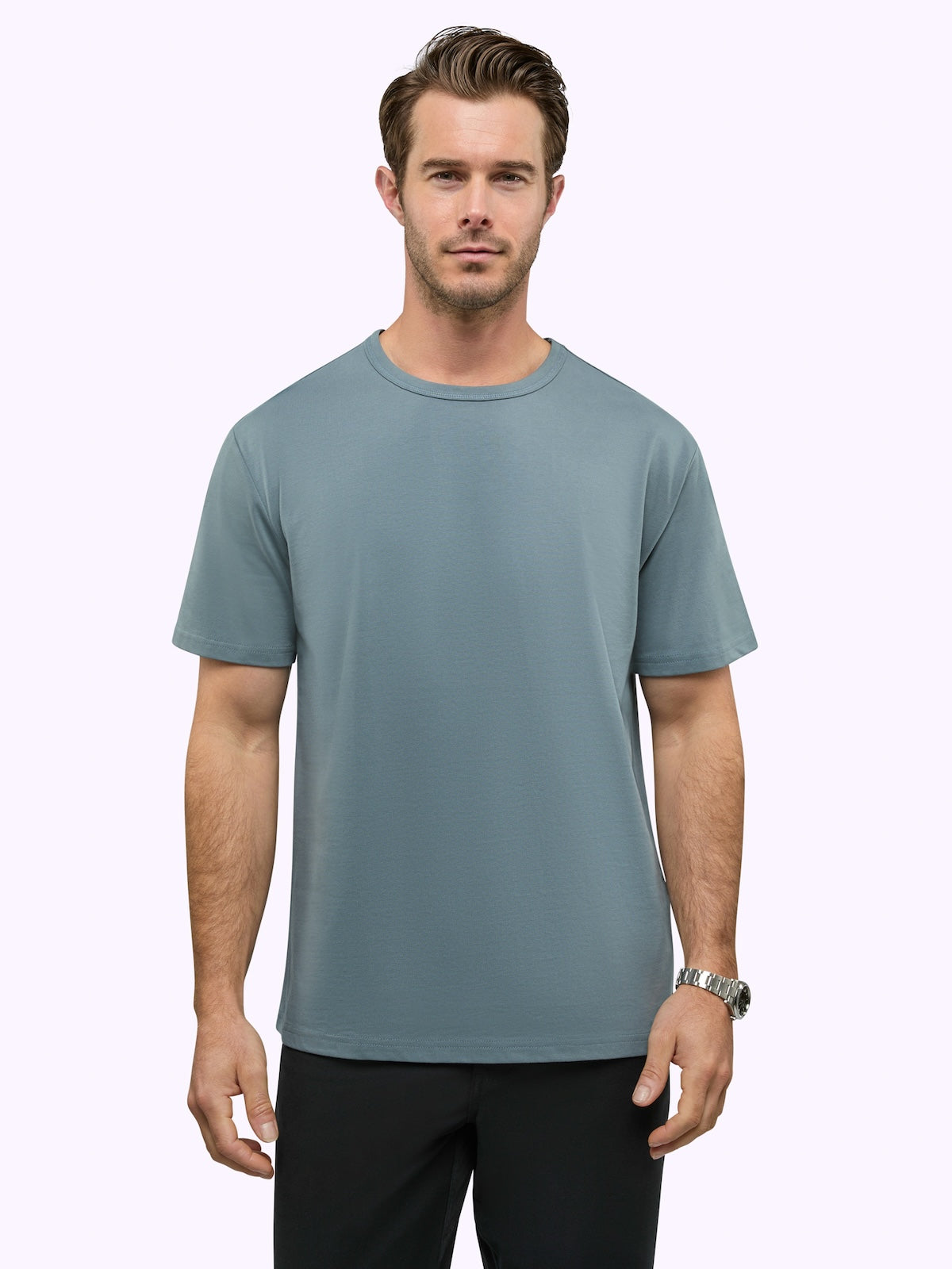 Mens | Overtime Relaxed-Fit Oversized Tee | Naples Blue