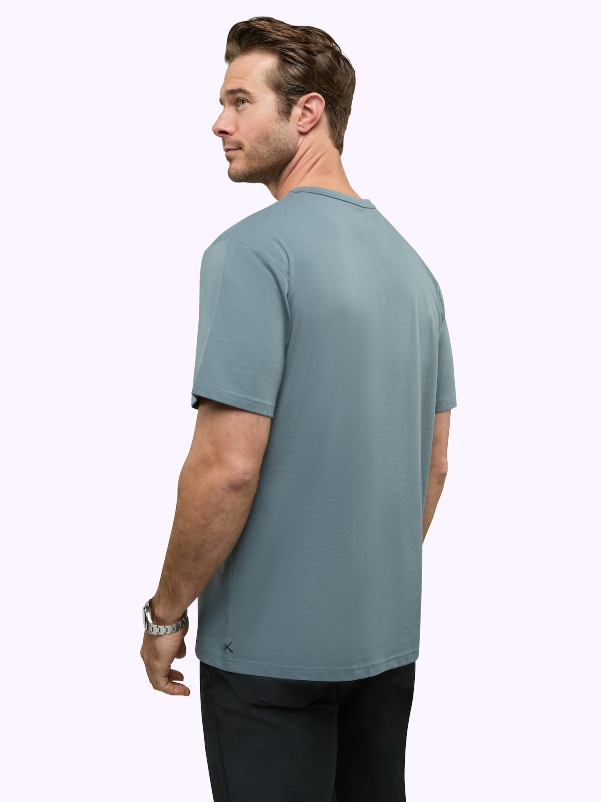 Mens | Overtime Relaxed-Fit Oversized Tee | Naples Blue