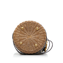 Dior | Pre-Owned Oblique Wicker Bucket Bag | Brown