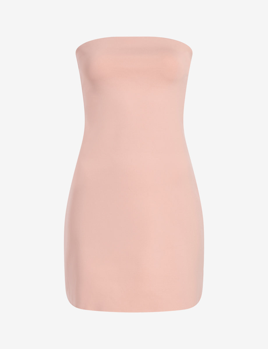 Neoprene Mini Tube Dress::Desert Rose::Main