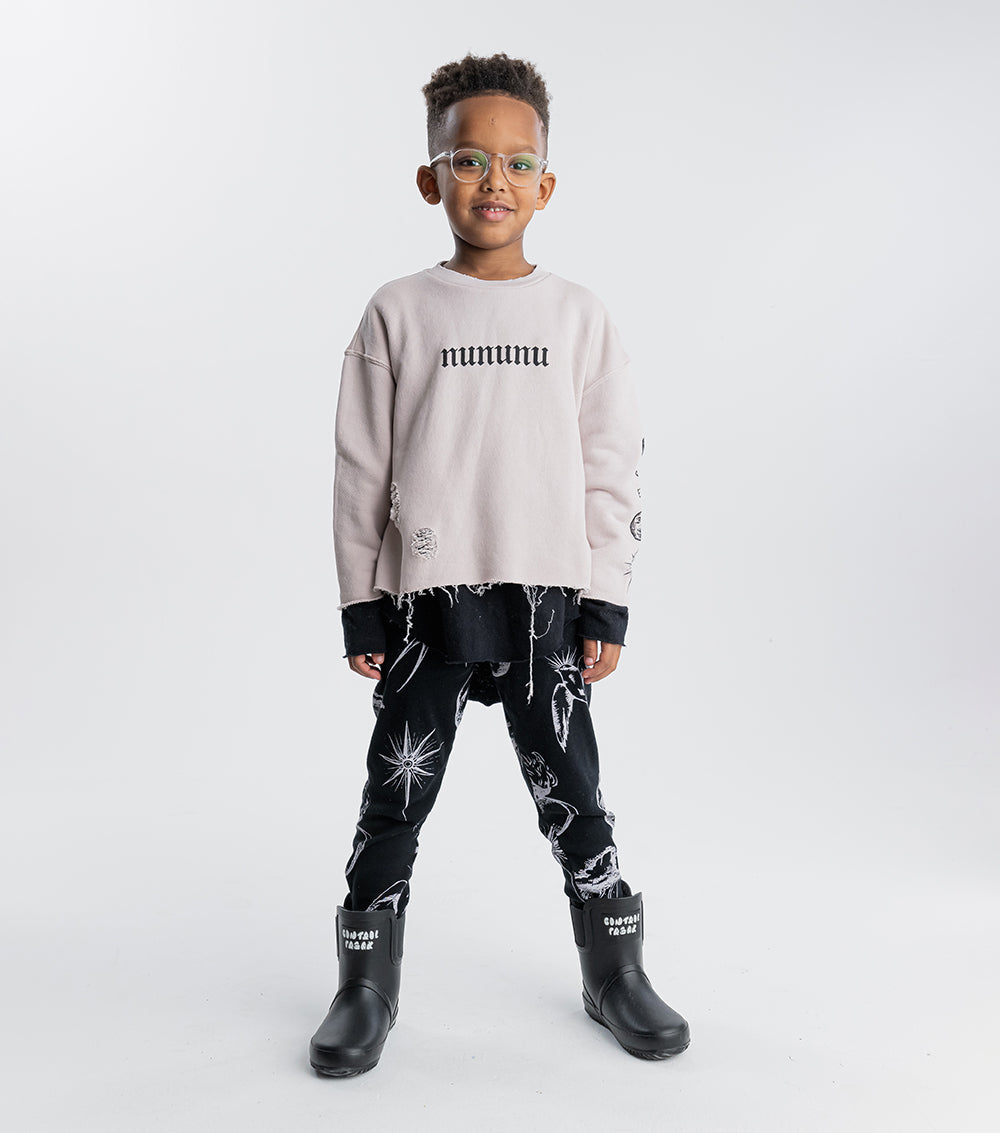 Kid | All Inked! Leggings | Smokey Natural