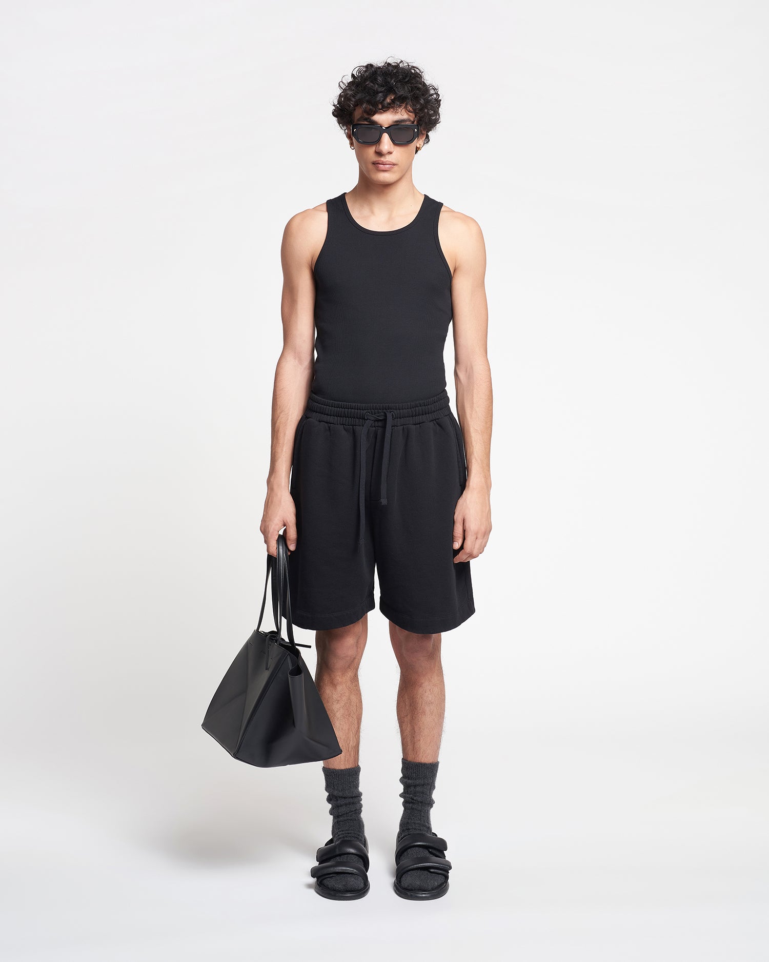 Doxxi Organically Grown Cotton Shorts | Black