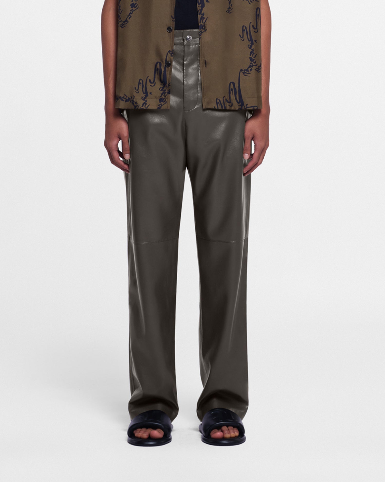 Mens | Aric Okobor Alt-Leather Pants | Soil