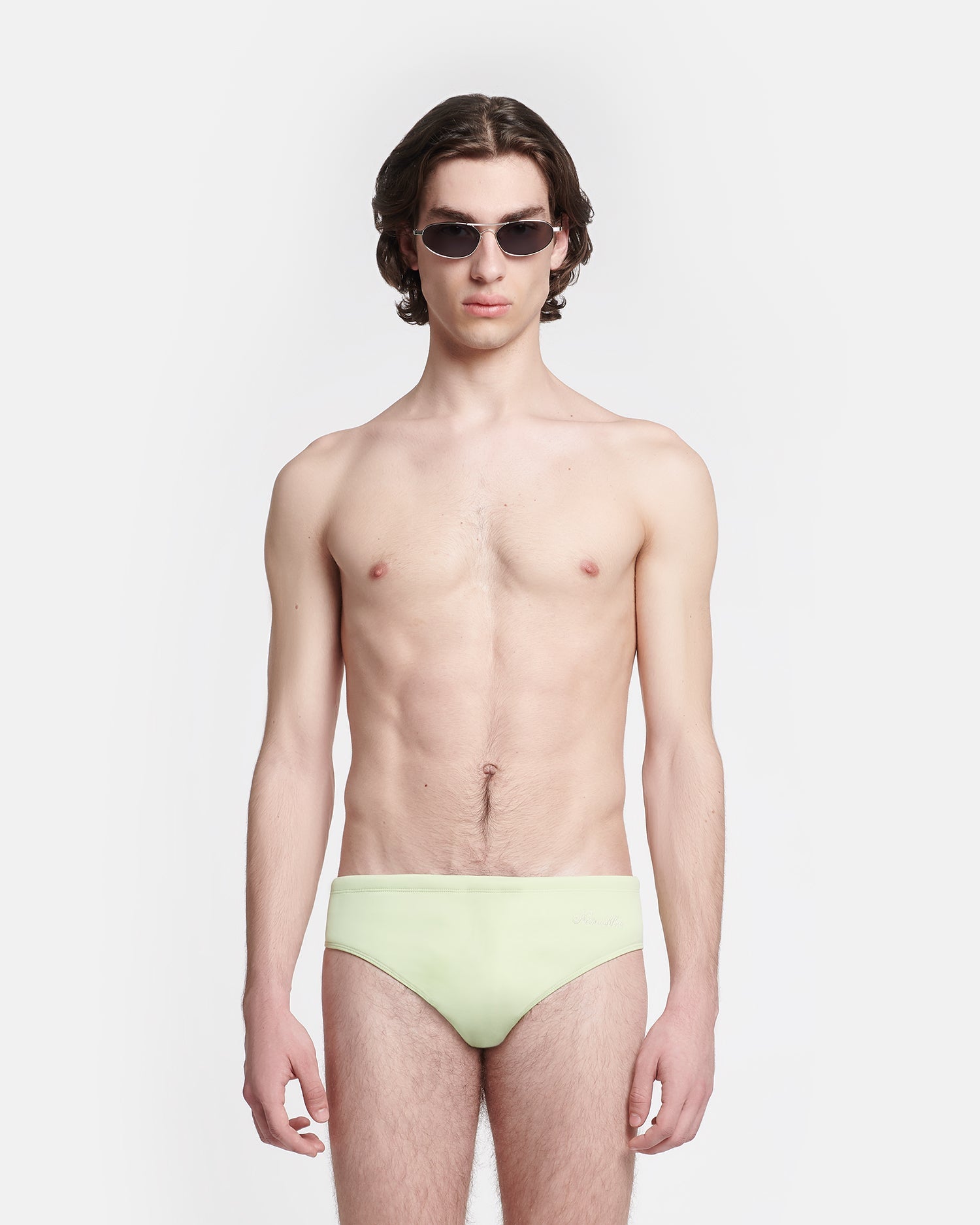 Finn Swim Briefs | Shadow Lime