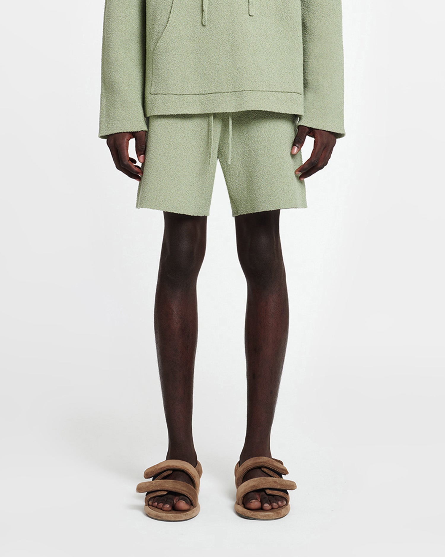 Walter Terry-Knit Shorts | Faded Sage